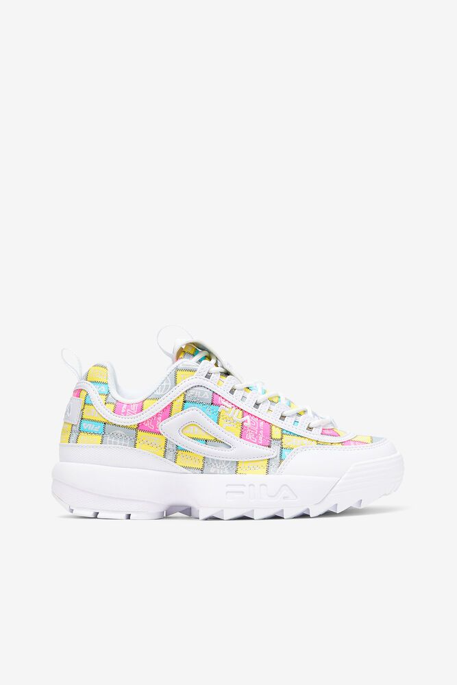 Fila Sneakers Disruptor 2 Patchwork Womens White - India ULO-310246